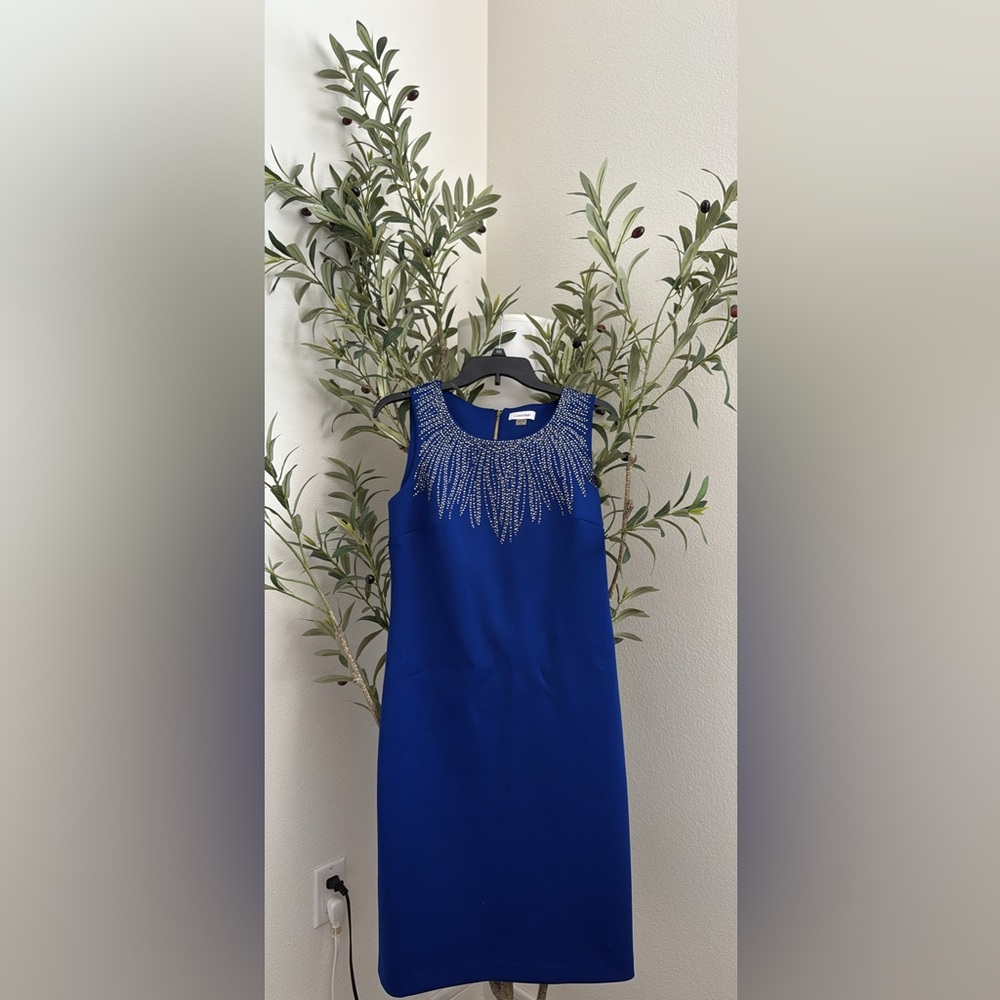 Stunning blue Calvin Klein dress! Size 8
